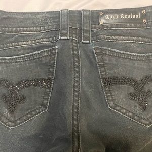 Rock Revival Amy Skinny Jeans  Please see pictures for additional measurements.